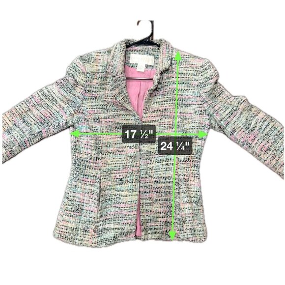 Doncaster Women's Blazer Jacket Size M Multicolor Silk Rayon Blend - Picture 8 of 8